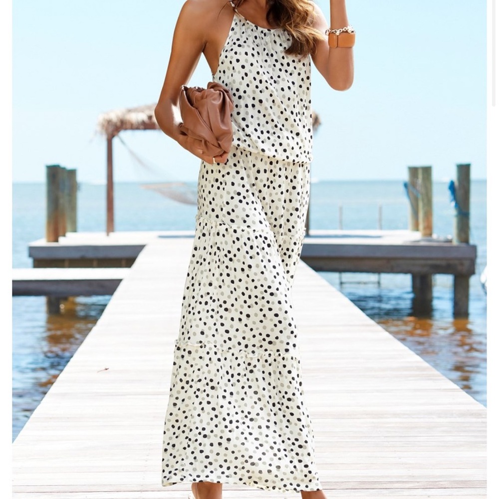 Polka Dot Maxi Dress Small - Never Ever Worn